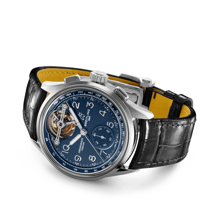 Breitling Premier B21 Chronograph Tourbillon 42 Willy Breitling Platinum Blue LB2120171C1P1-2