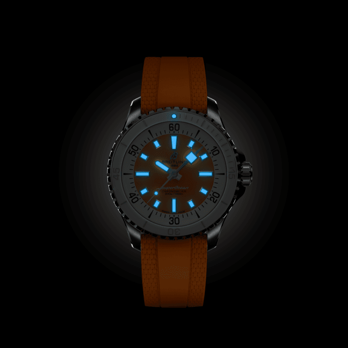 Breitling Superocean Automatic 36 Edelstahl Orange A17377211O1S1-5