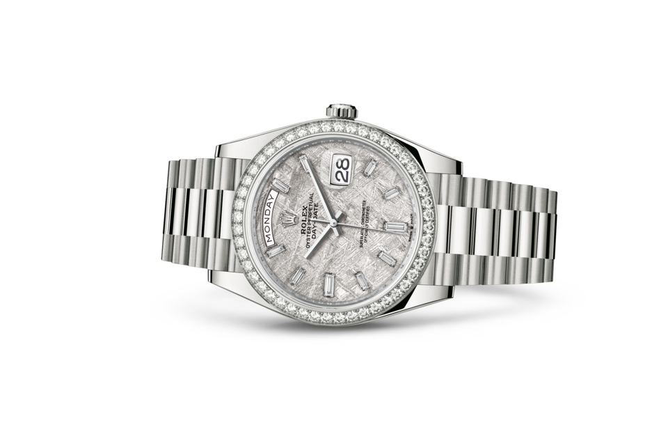 Rolex Day-Date 40 Auster 40 mm Weißgold und Diamanten M228349RBR-0040-1
