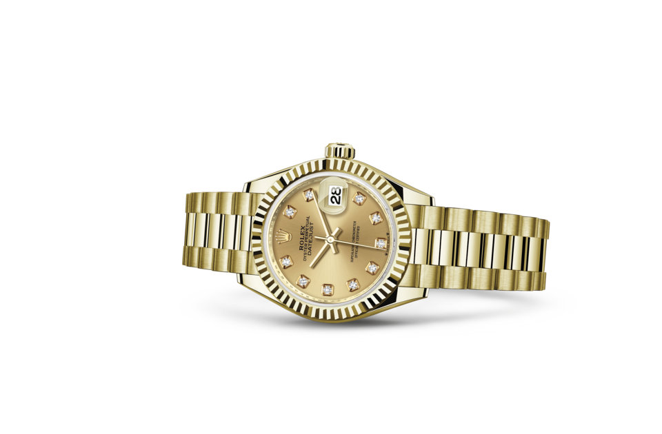 Rolex Lady-Date-Just-Auster 28 mm Gelbgold M279178-0017-1