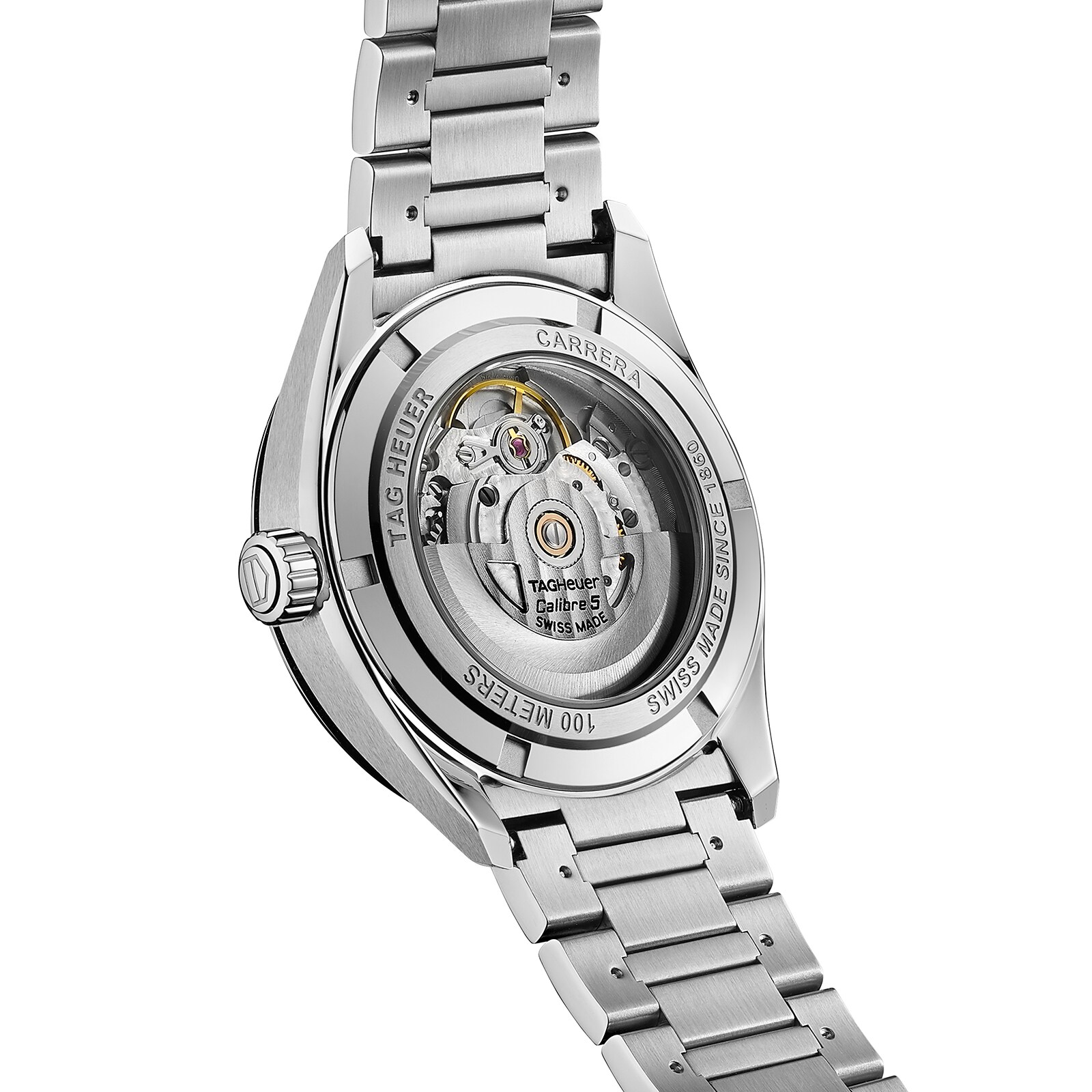 Tag Heuer Carrera Drei-Hand 39mm Automatische Herren WBN2112.ba0639-6