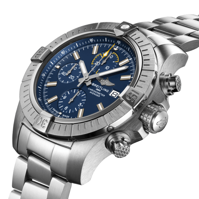 Breitling Avenger Chronograph 45 Edelstahlblau A13317101C1A1-1