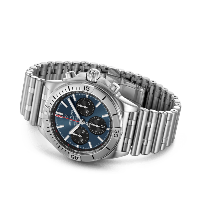 Breitling Chronomat B01 42 Edelstahl Blau AB0134101C1A1-2