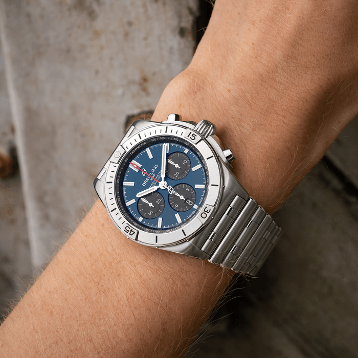 Breitling Chronomat B01 42 Edelstahl Blau AB0134101C1A1-4
