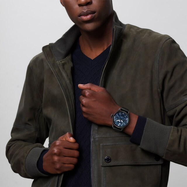 IW503001-Big Pilots Uhren-Replik Uhren Perpetual Calendar Edition Rodeo Drive-2