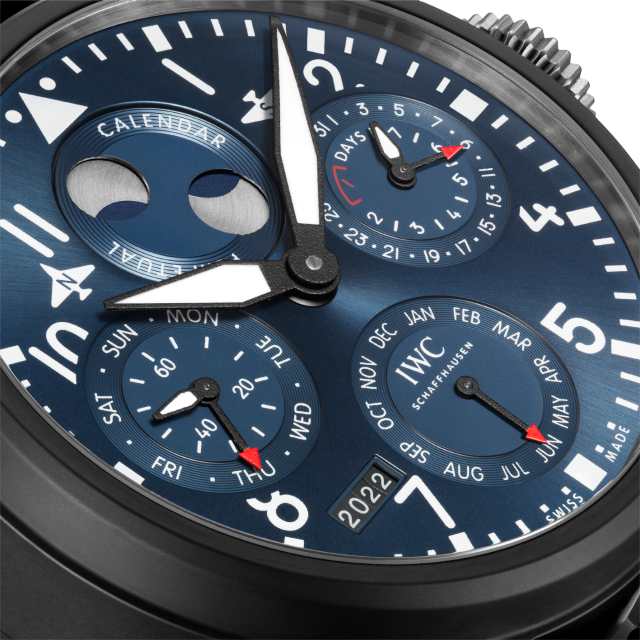 IW503001-Big Pilots Uhren-Replik Uhren Perpetual Calendar Edition Rodeo Drive-6