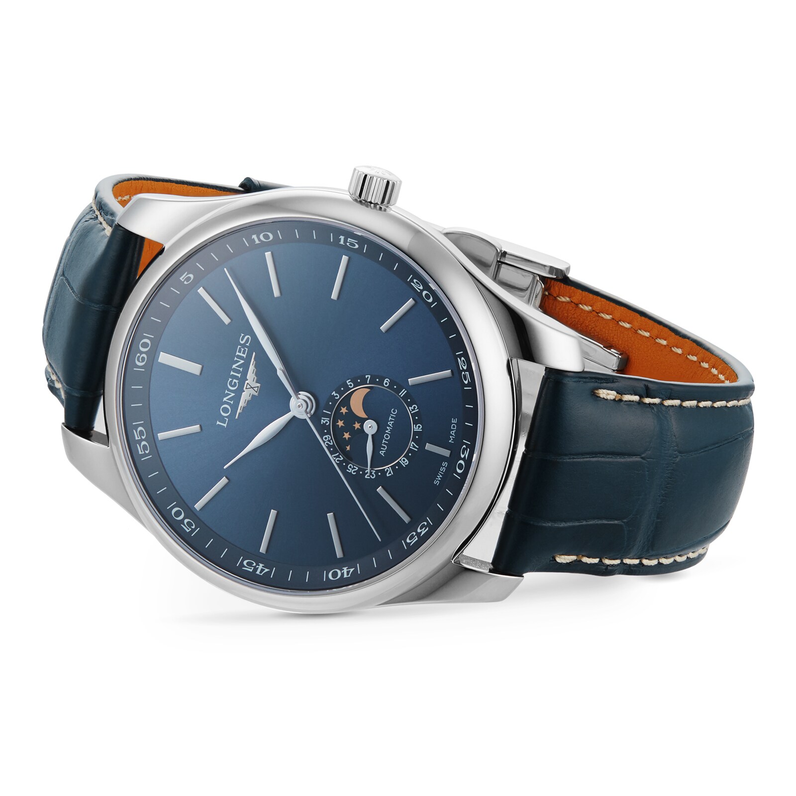 Longines Master Collection 42mm Herren Replik Uhren Sunray Blue L29194920-2