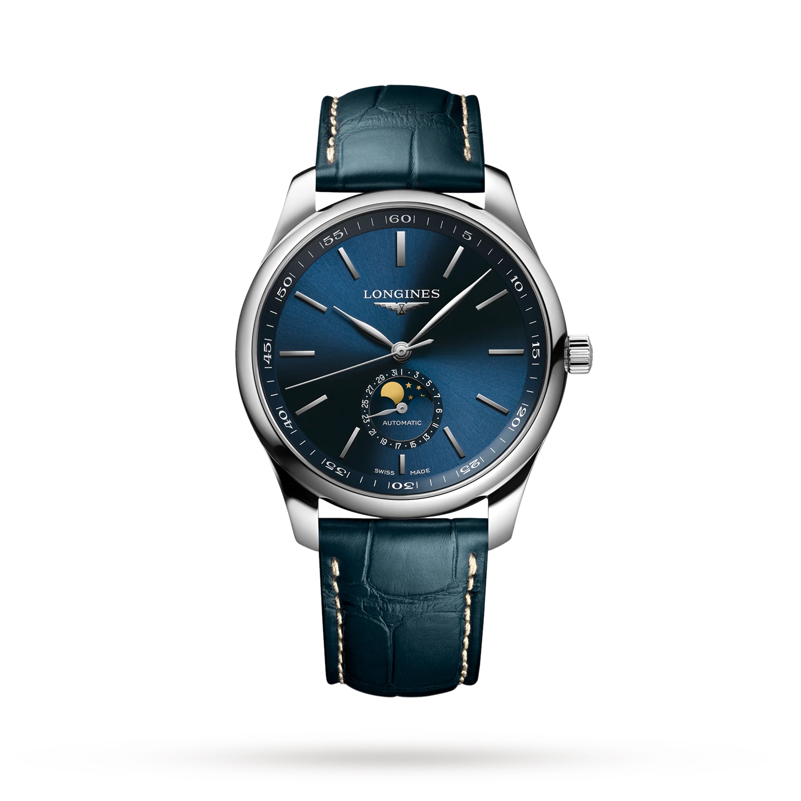Longines Master Collection 42mm Herren Replik Uhren Sunray Blue L29194920-1
