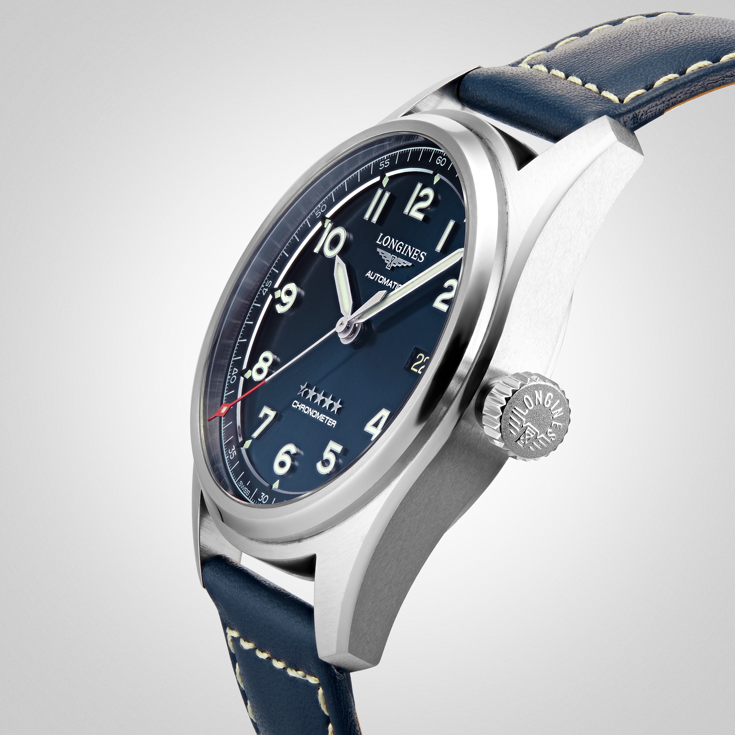 Longines Spirit 40mm Herren Replik Uhren L38104930-4