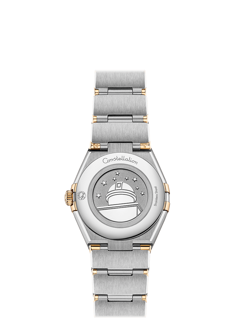 Omega Constellation Stahlgelbgold Diamonds Replik Uhren 131.20.28.60.52.002-1