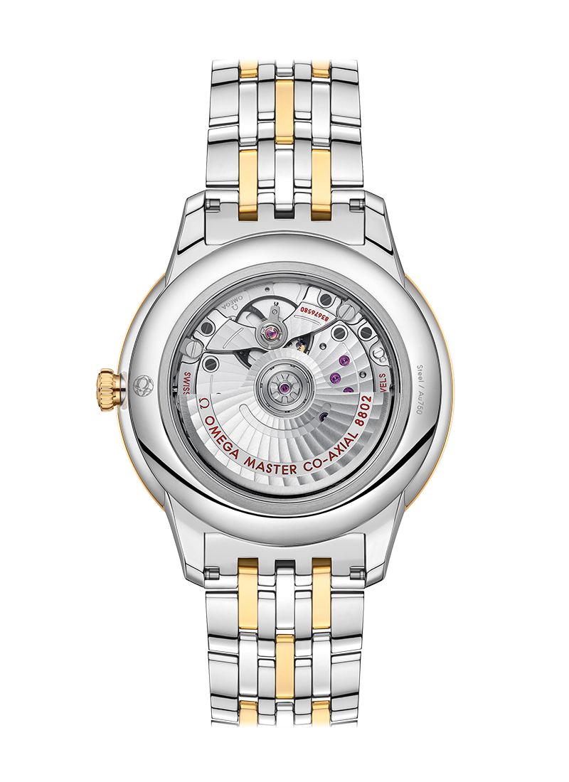 Omega de Ville Stahlgelbgold Chronometer Uhr 434.20.41.20.08.001-1