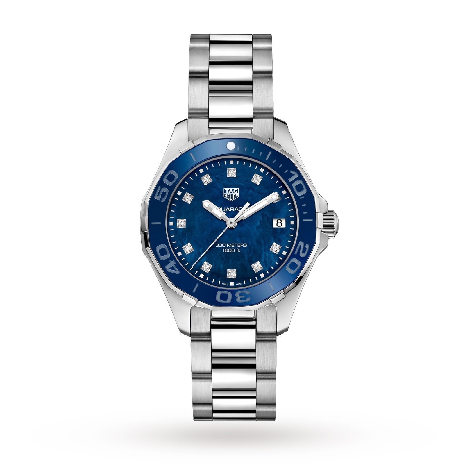 Tag Heuer Aquaracer Quartz 35mm Ladies Uhr Way131l.ba0748-1