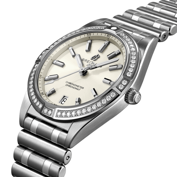 Breitling Chronomat 32 Edelstahl (Edelstahl) Weiß A77310591A1A1-1