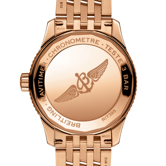 Breitling Navitimer Automatisch 35 18K Red Gold-Perlmutter R17395211a1r1-3