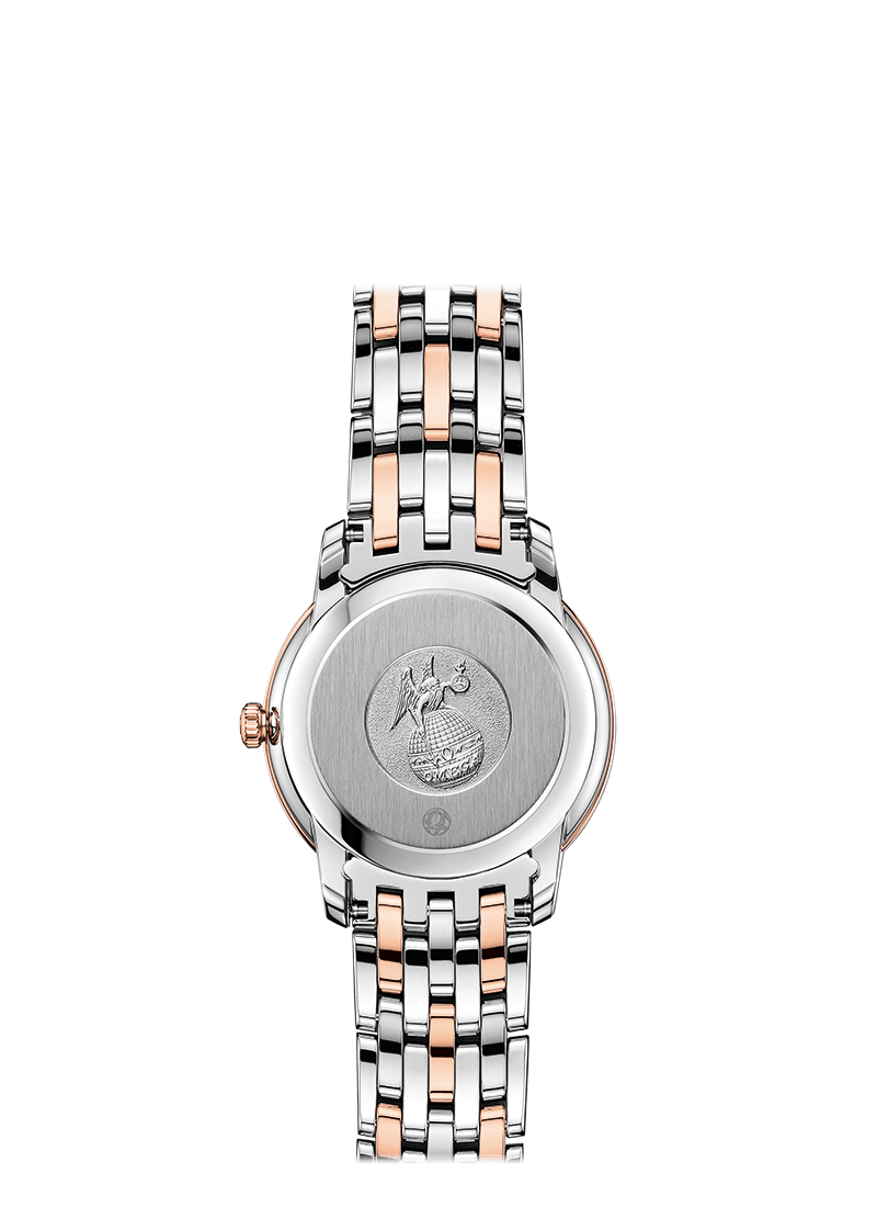 Omega de Ville Steel Red Gold Diamonds Replik Uhren 424.20.27.60.52.003-1