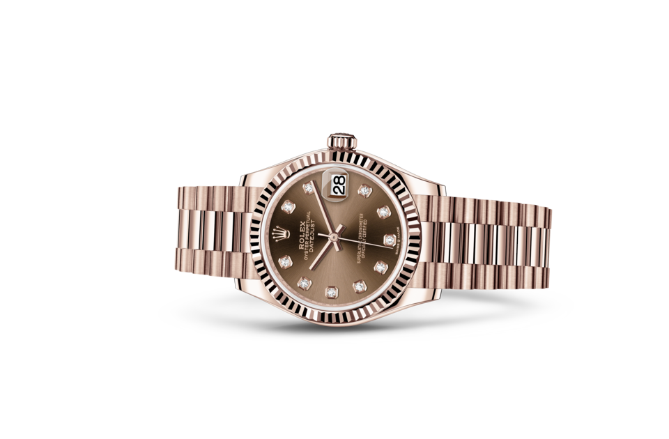 Rolex Datejust 31 Oyster 31 mm Everose Gold M278275-0010-1