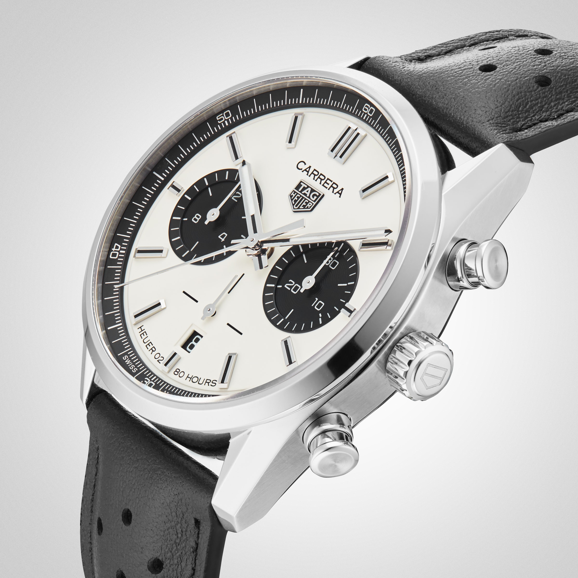 Tag Heuer Carrera 42mm Herren Replik Uhren Leder Uhren der Schweiz Exklusive CBN2018.fc6520-1