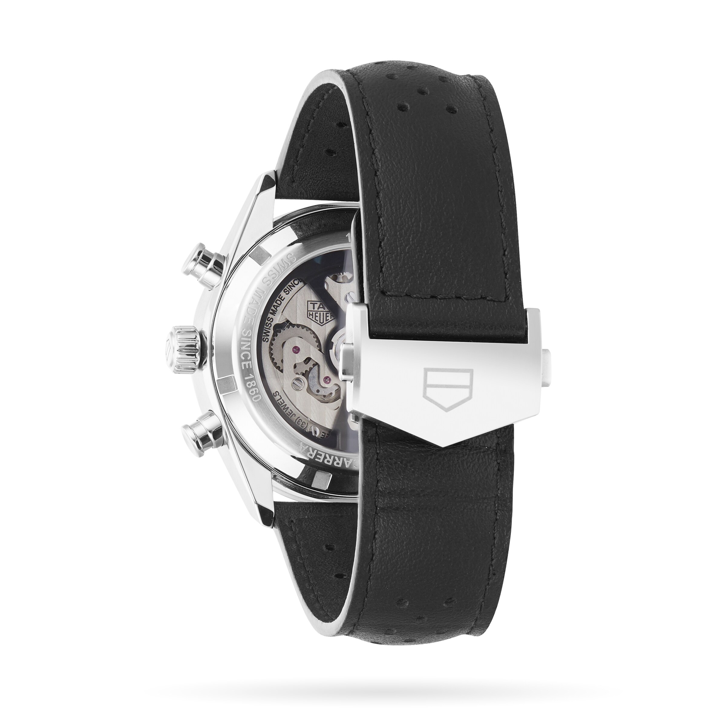 Tag Heuer Carrera 42mm Herren Replik Uhren Leder Uhren der Schweiz Exklusive CBN2018.fc6520-5