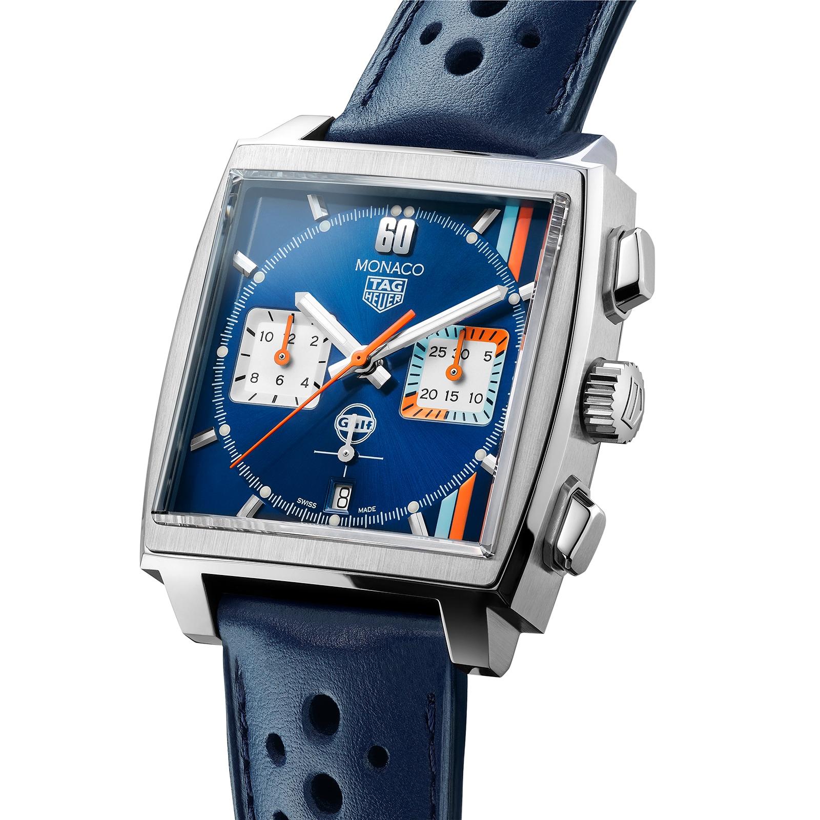 Tag Heuer Monaco Gulf Special Edition 39mm Mens Replik Uhren CBL2115.fc6494-2