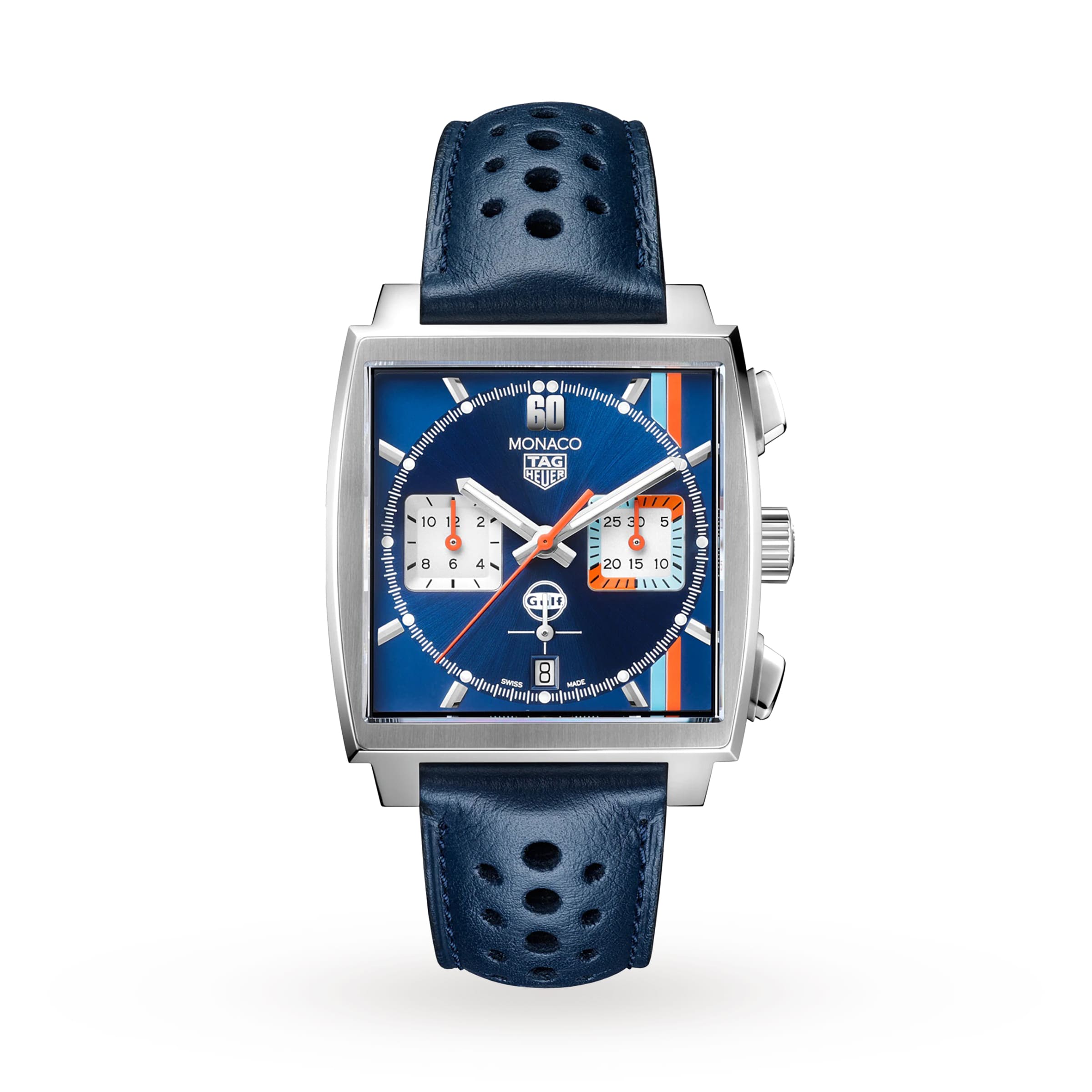 Tag Heuer Monaco Gulf Special Edition 39mm Mens Replik Uhren CBL2115.fc6494-1