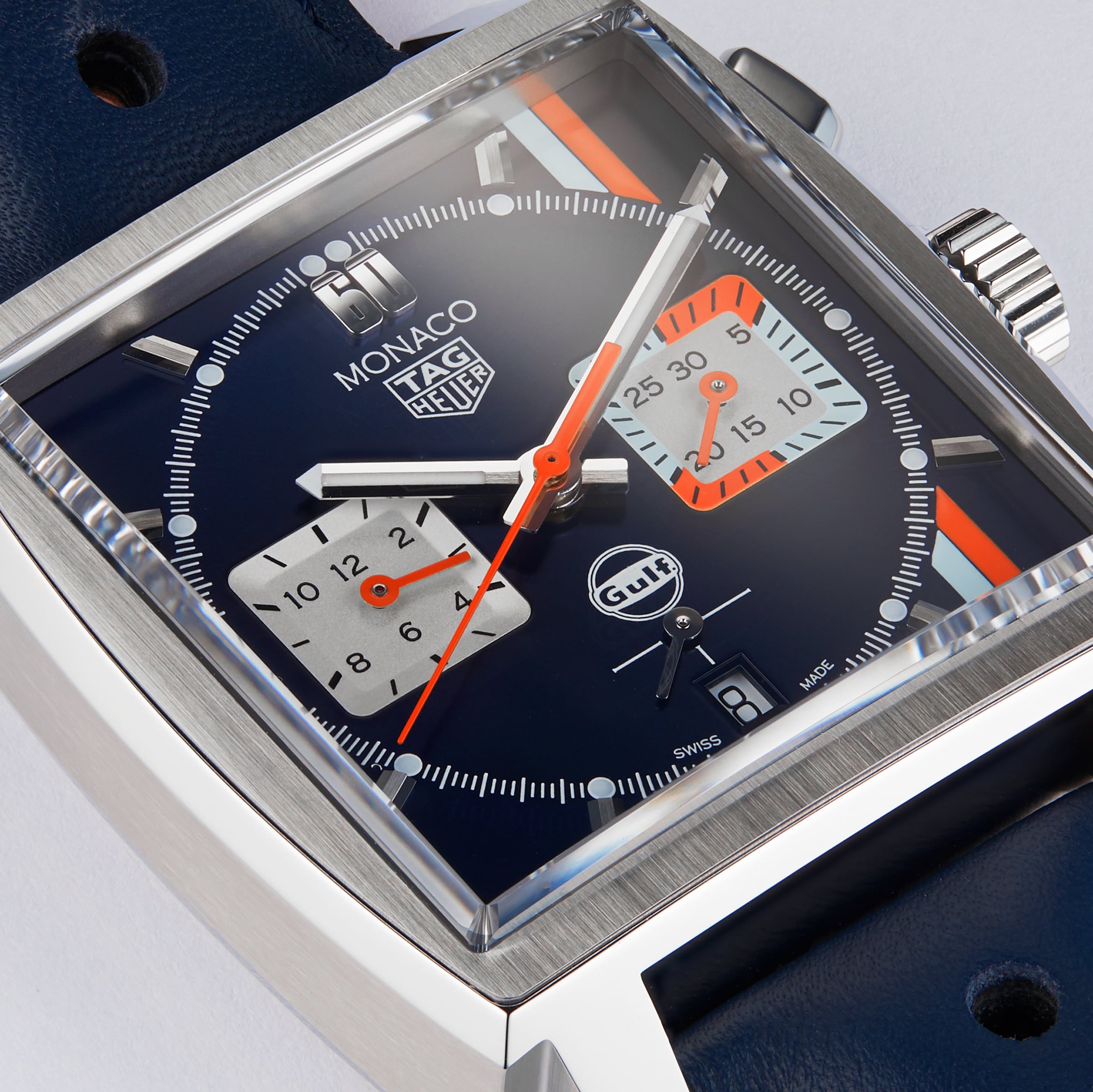 Tag Heuer Monaco Gulf Special Edition 39mm Mens Replik Uhren CBL2115.fc6494-7