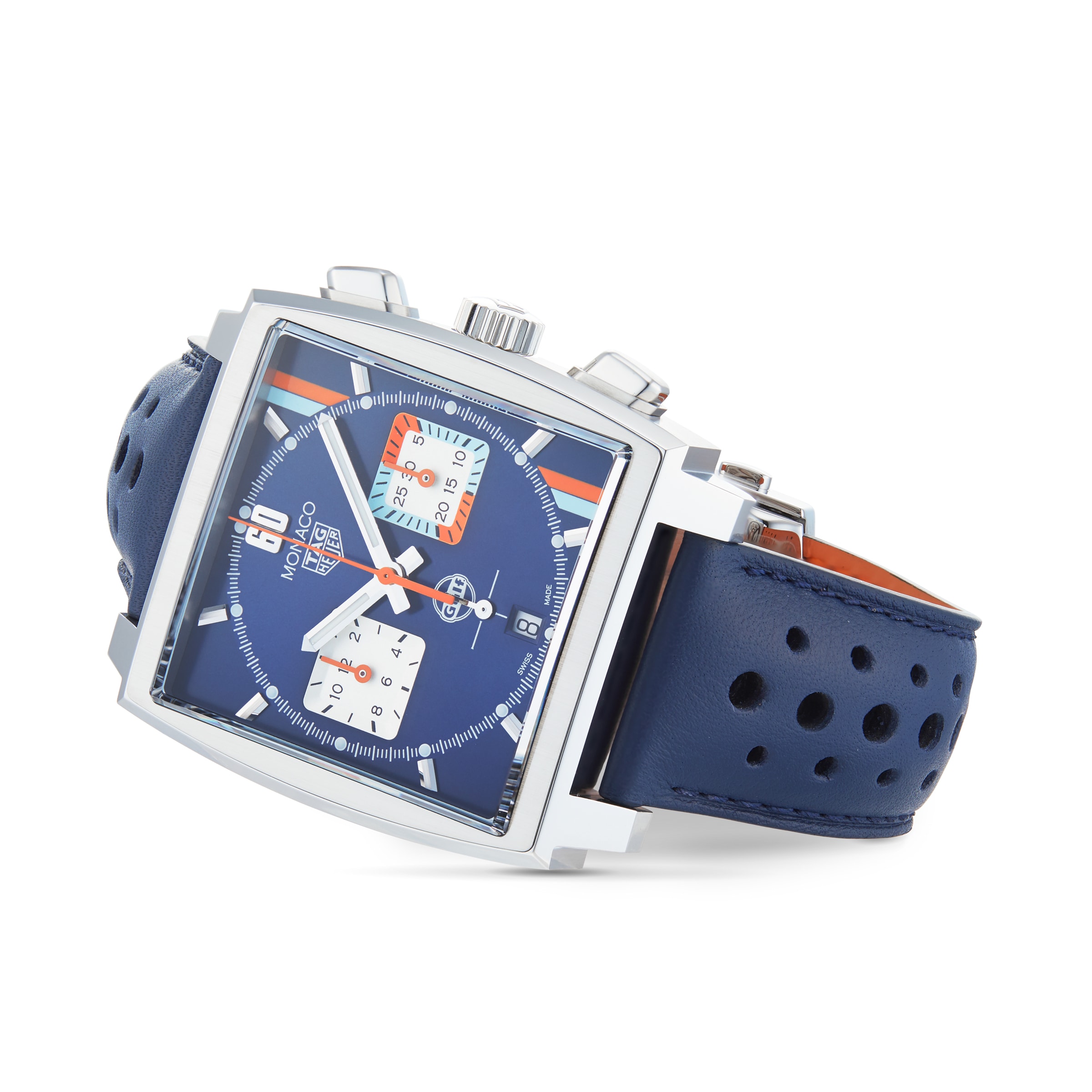 Tag Heuer Monaco Gulf Special Edition 39mm Mens Replik Uhren CBL2115.fc6494-9