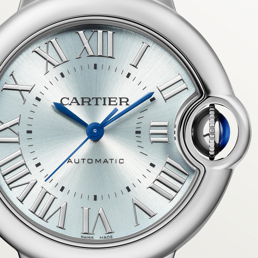 Ballon Bleu de Cartier Uhr 33 mm Automatischer Bewegungsstahl-4