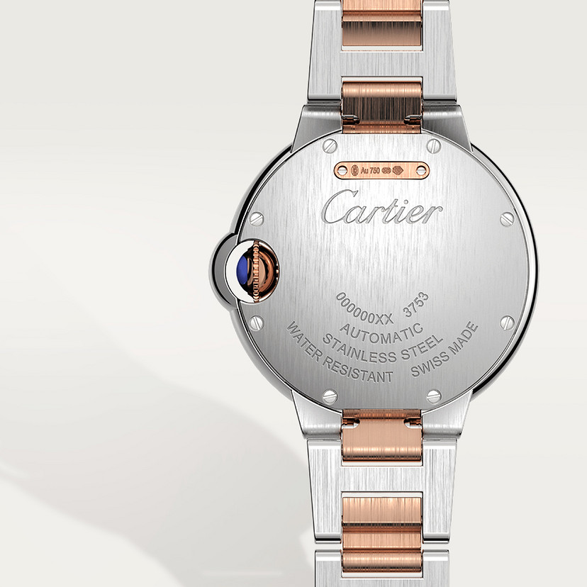 Ballon Bleu de Cartier Uhr 33 mm mechanische Bewegung mit automatischem Wicklung Roségold Stahl-1