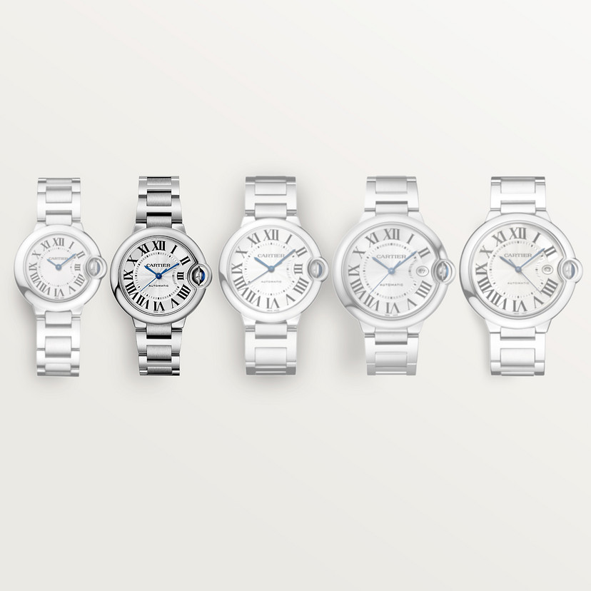 Ballon Bleu de Cartier Uhr 33 mm mechanische Bewegung mit automatischer Wickelstahl-2