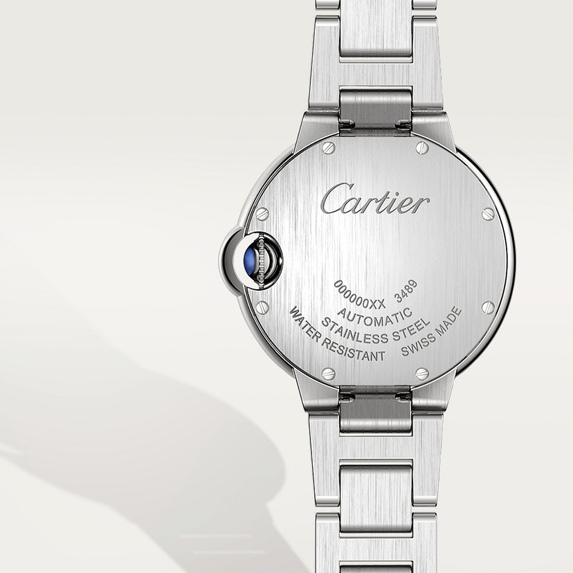 Ballon Bleu de Cartier Uhr 33 mm mechanische Bewegung mit automatischer Wickelstahl-3