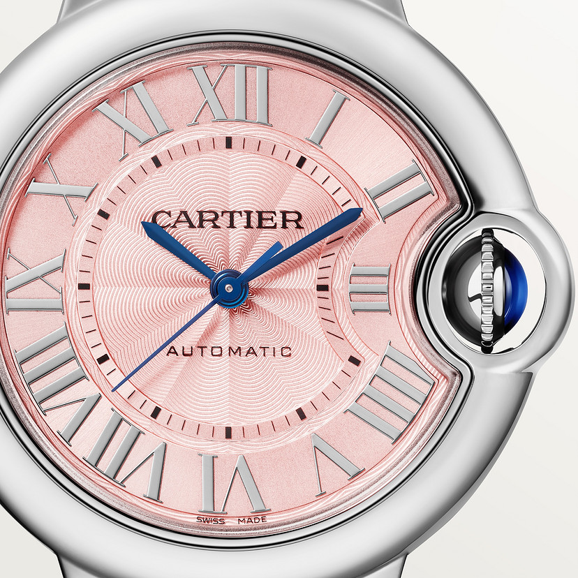 Ballon Bleu de Cartier Uhr 33 mm mechanische Bewegung mit automatischer Wickelstahl-8