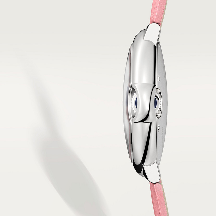 Ballon Bleu de Cartier Uhr 33 mm automatisch Bewegung Stahlleder-5
