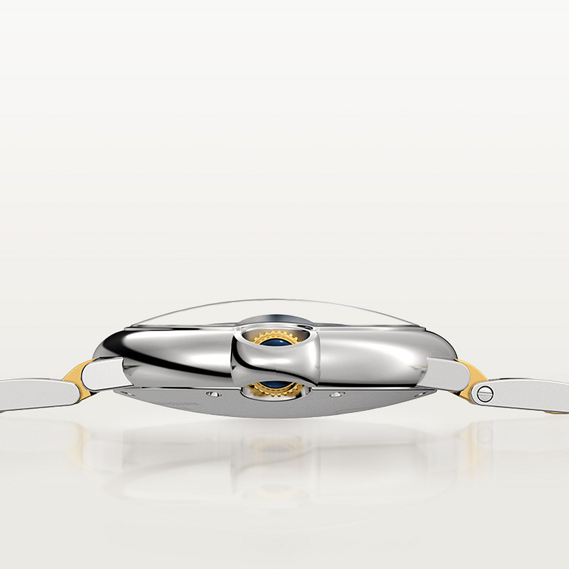 Ballon Bleu de Cartier Uhr 36 mm mechanische Bewegung mit automatischer Wickelgelbgoldstahl-1