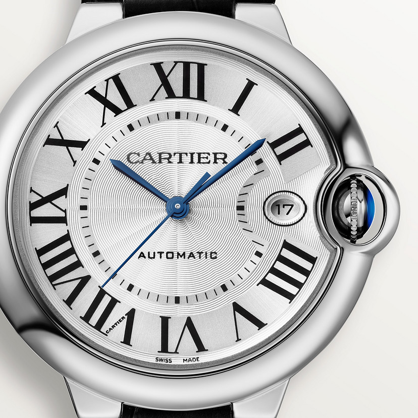 Ballon Bleu de Cartier Uhr 40 mm automatisch Bewegung Stahlleder-1