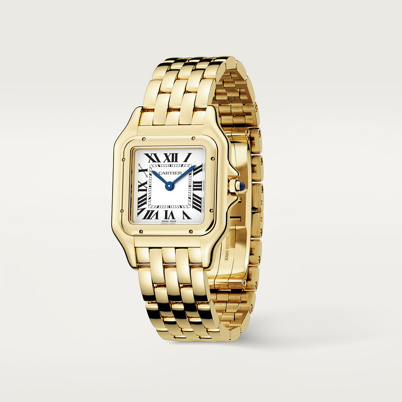 Panthère de Cartier Uhrenmedium Modell Quarz Bewegung Gelbgold-1