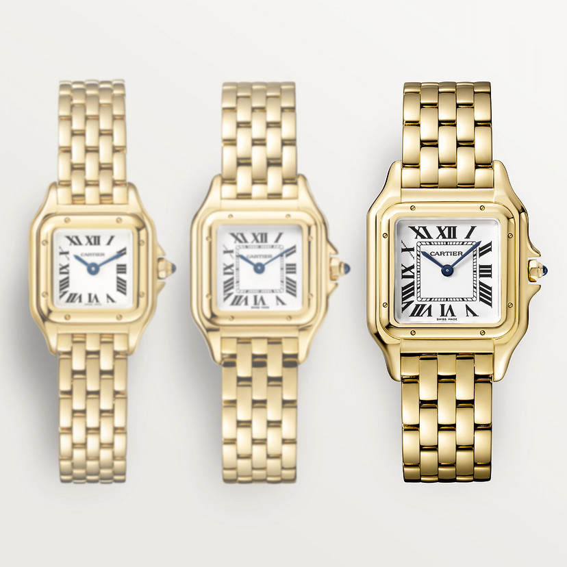 Panthère de Cartier Uhrenmedium Modell Quarz Bewegung Gelbgold-8