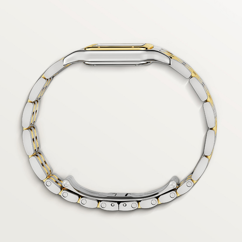 Panthère de Cartier Uhrenmedium Modell Quarz Bewegung Gelbgold Stahl-5