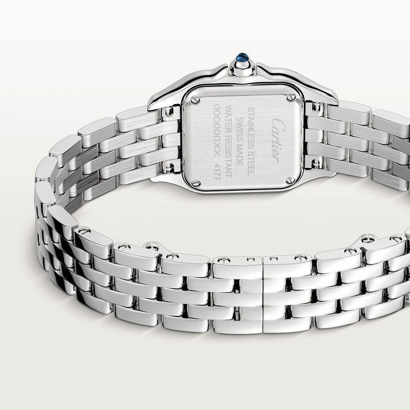 Panthère de Cartier Replik Uhren Small Model Quartz Bewegung Stahl-3