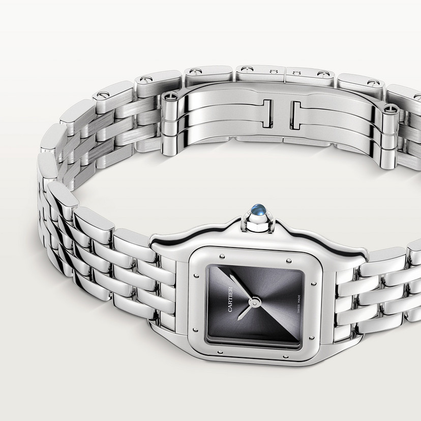 Panthère de Cartier Replik Uhren Small Model Quartz Bewegung Stahl-5