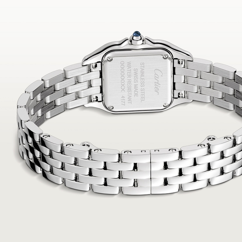 Panthère de Cartier Replik Uhren Small Model Quartz Bewegung Stahl Diamanten-2