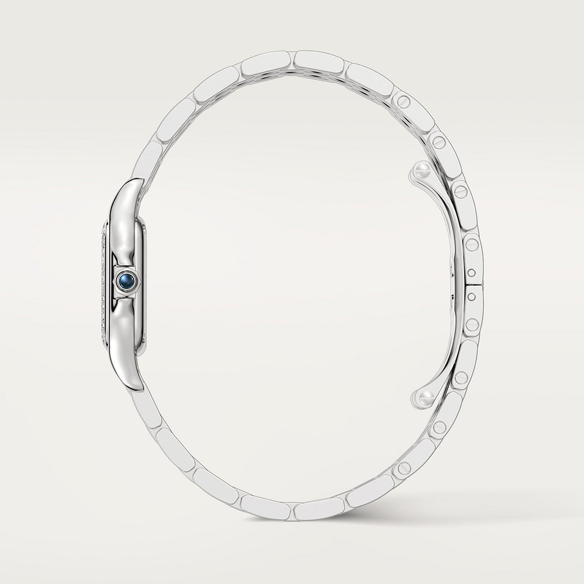 Panthère de Cartier Replik Uhren Small Model Quartz Bewegung Stahl Diamanten-3