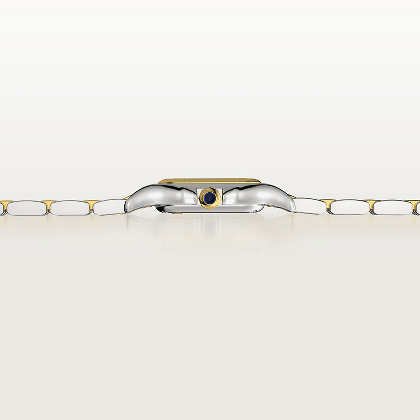 Panthère de Cartier Replik Uhren Small Model Quartz Bewegung Gelbgold Stahl-3