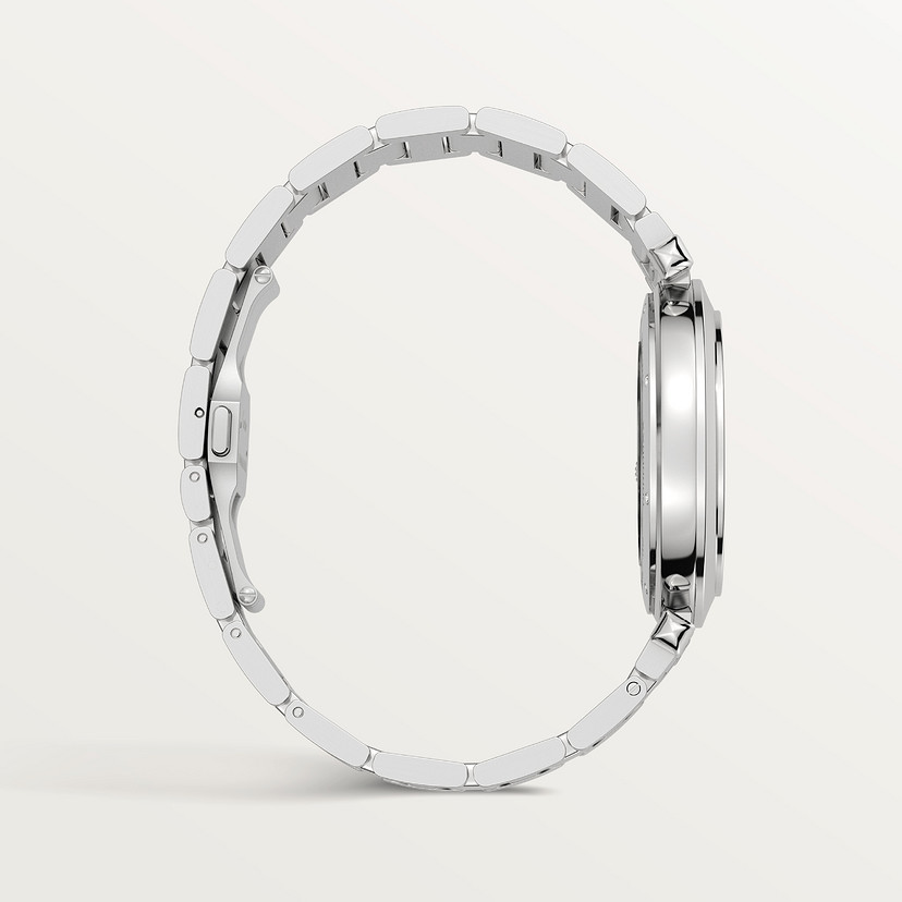 Pasha de Cartier Uhr 41 mm Automatische Bewegung Stahl austauschbarer Metall- und Lederbänder-4
