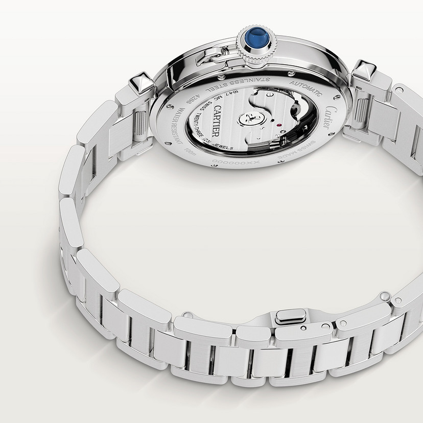 Pasha de Cartier Uhr 41 mm Automatische Bewegung Stahl austauschbarer Metall- und Lederbänder-5