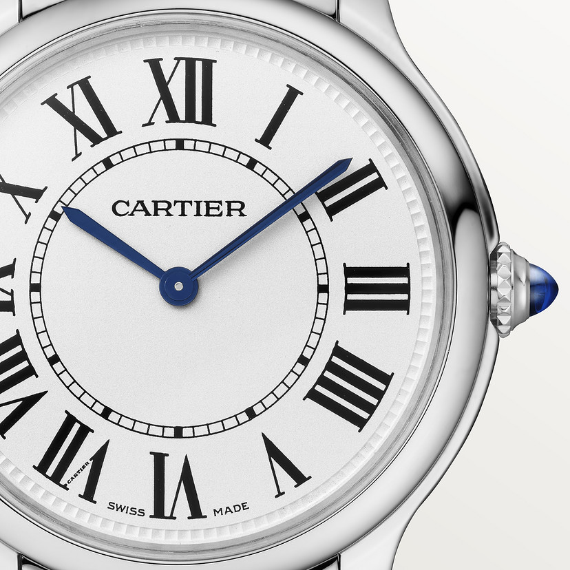 Ronde muss de Cartier beobachten 36 mm Quarz Bewegung Stahl-1