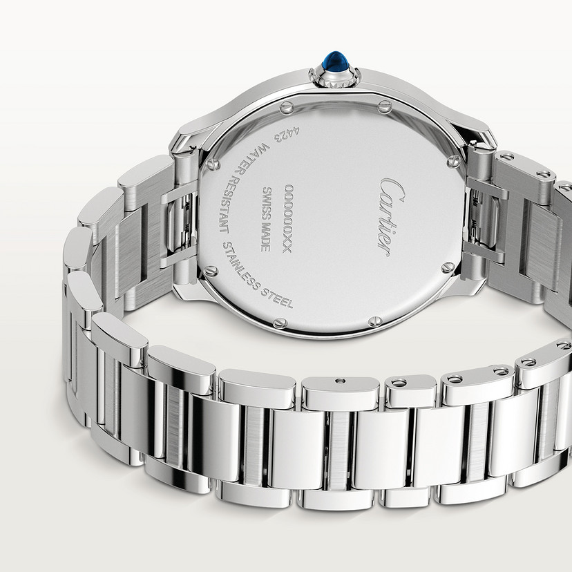 Ronde muss de Cartier beobachten 36 mm Quarz Bewegung Stahl-2