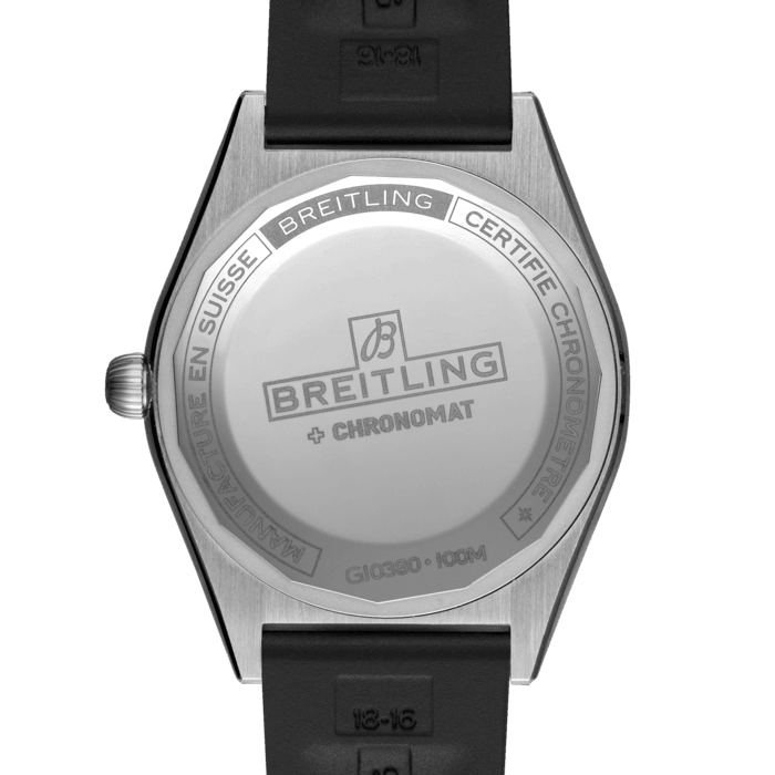 Breitling Chronomat Automatic 36 Edelstahl& 18k grau Gold (Gem-Set) Ice Blue G10380591C1S1-3