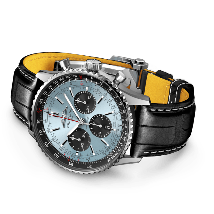 Breitling Navitimer B01 Chronograph 43 Edelstahl Eisblau AB0138241C1P1-2