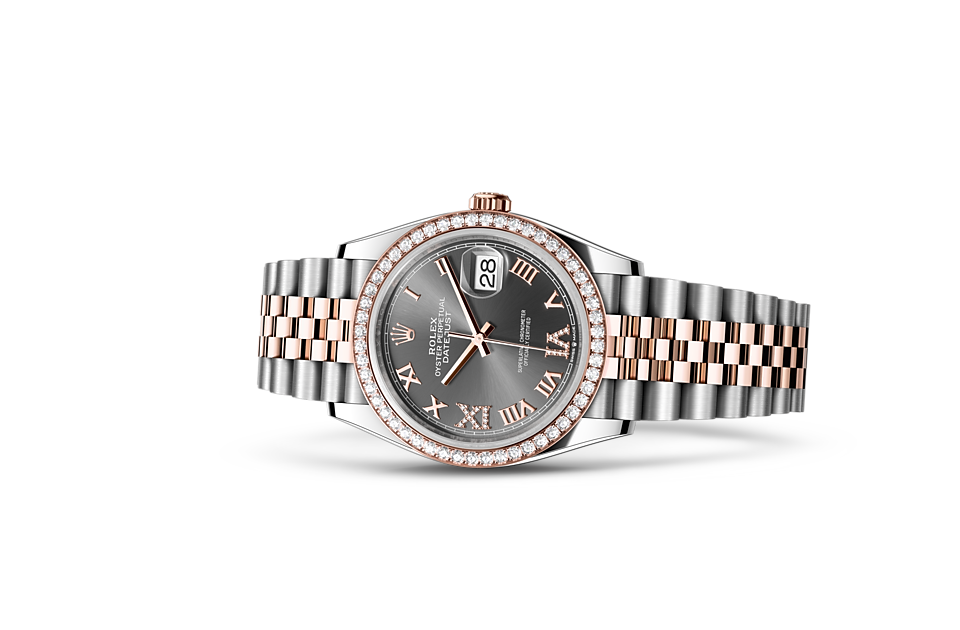 Rolex Datejust 36 Auster 36 mm Austersteel Everose Gold und Diamanten M126281RBR-0011-1