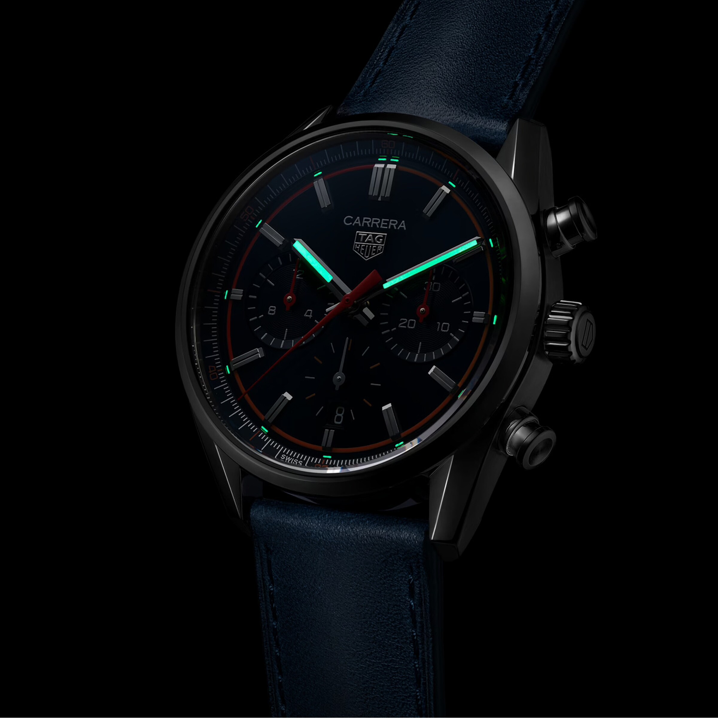 Tag Heuer Carrera Chronograph 42mm Herren Blau CBN201D.FC6543-3